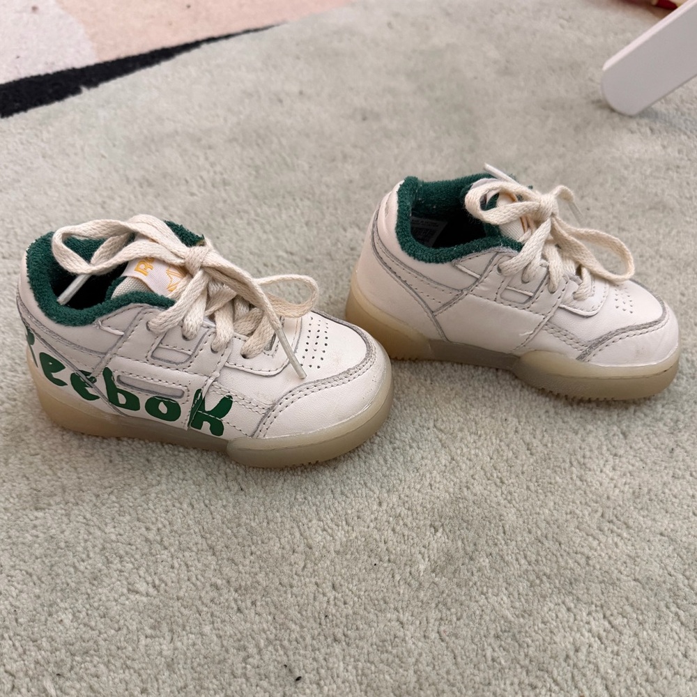 Reebok and total animal observatory toddler sneakers